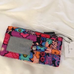 Vera Bradley Ultimate Card Case Floral Fiesta